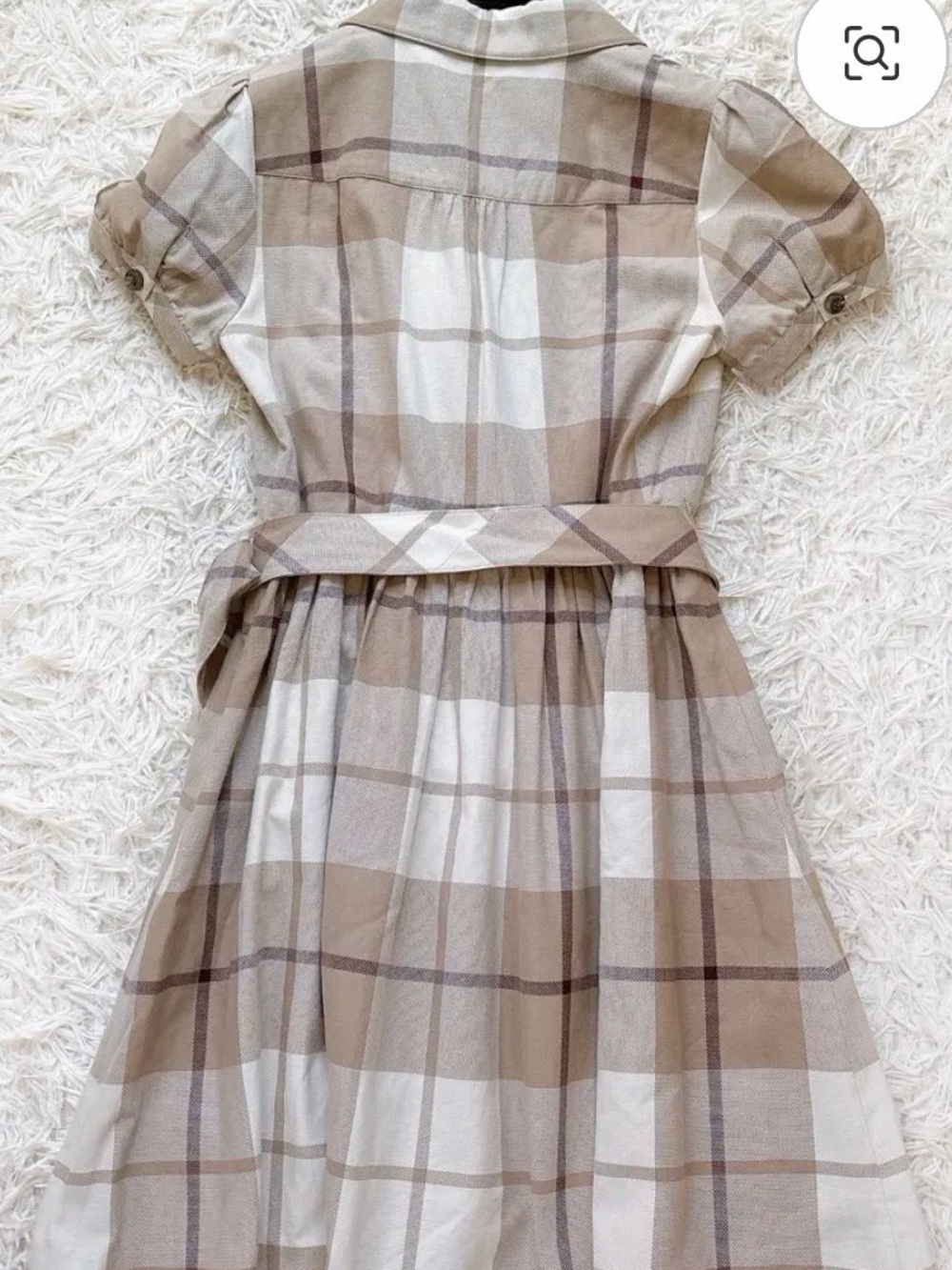 Rare Burberry Nova Check Dress w/Belt - Size EU38/US 6 Like New - Picture 2 of 10